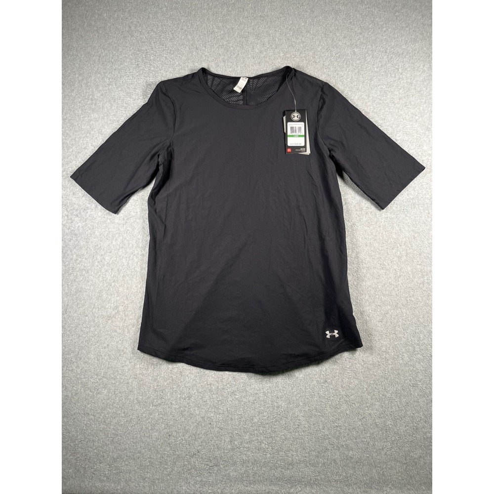 Under Armour CoolSwitch Womens Short Sleeve Training Shirt Black 1271523 LG